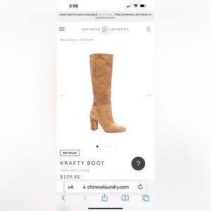 Chinese Laundry Krafty Boot, Size 7.5